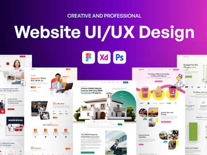 Cover image for Website ui & Landing Page design