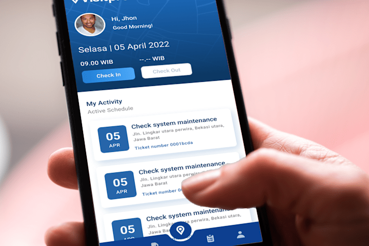 Cover image for Mobile UI VisitPro