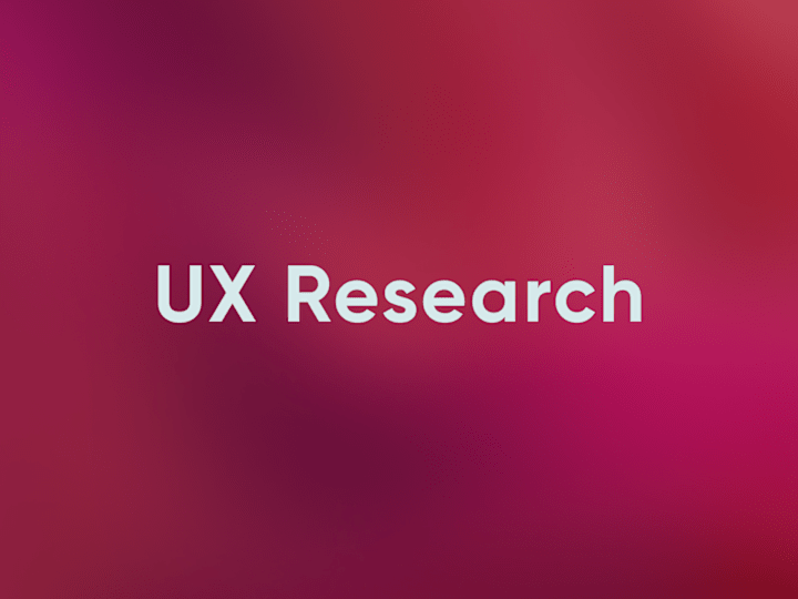 Cover image for UX Research & Market analysis to guide product decisions