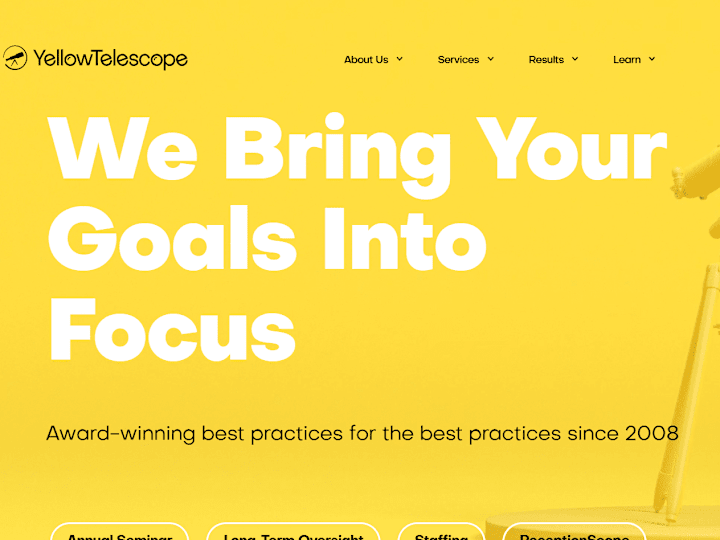 Cover image for YellowTelescope | The Medical Industry’s Elite Consultants