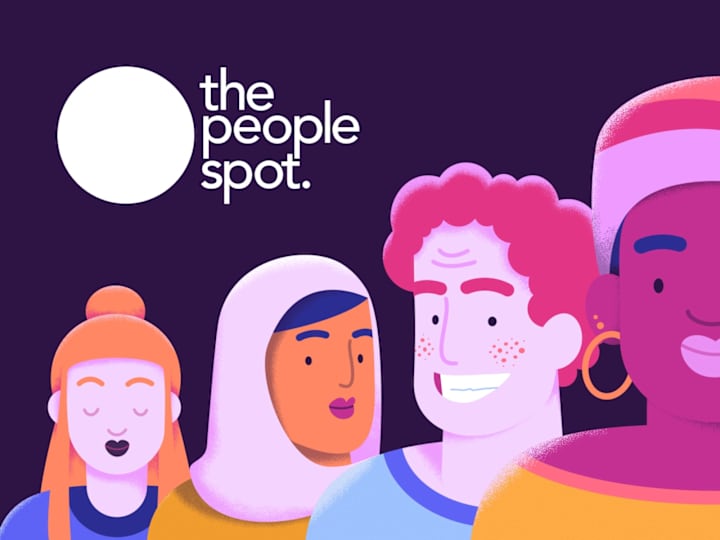 Cover image for  Illustrations for 'The People Spot' app 