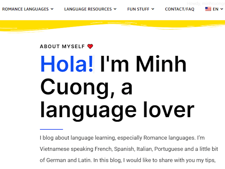Cover image for Romance language passion | Satisfy your passion for Vulgar Latin