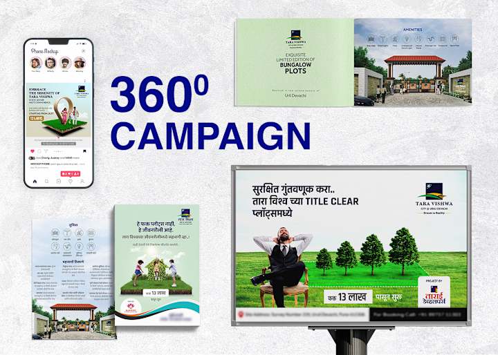 Cover image for 360 Marketing Campaign for Tara Vishwa Real Estate :: Behance