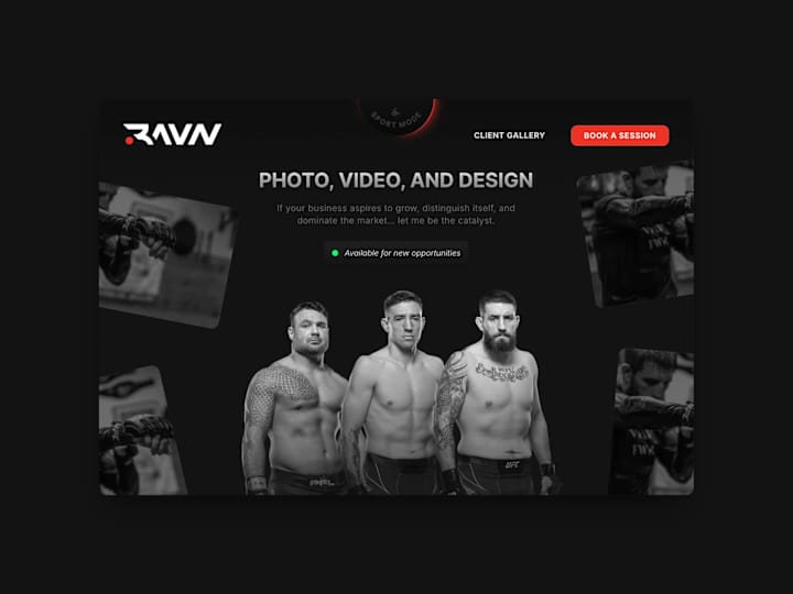 Cover image for RAVN Photos - Framer Website