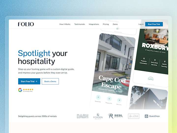 Cover image for Folio — Visual Rebrand & Website Design