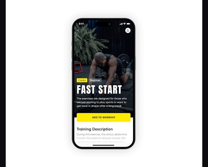 Cover image for MyCoach — Fit App for a fit body