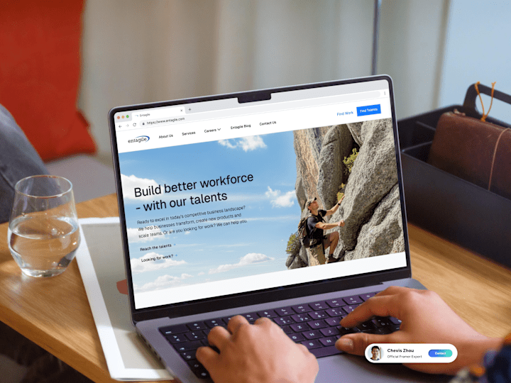 Cover image for Financial Consulting Company Website (Framer Dev + Figma Design)