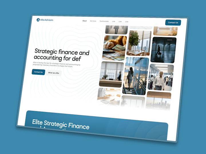 Cover image for Alta Advisors Framer Design & Development