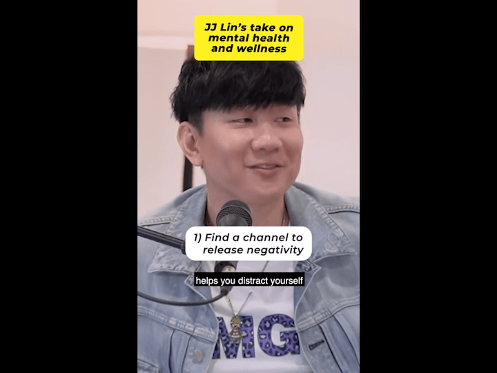 Cover image for Video Editing—JJ Lin shares tips mental health tips