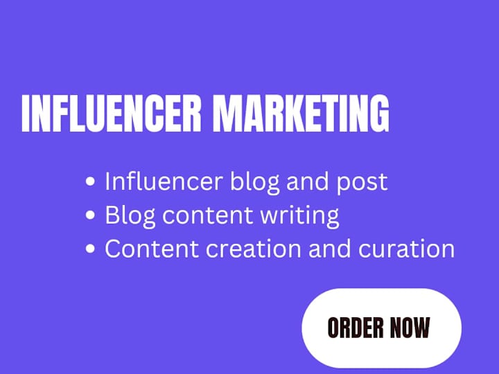 Cover image for INFLUENCER MARKETING CAMPAIGN