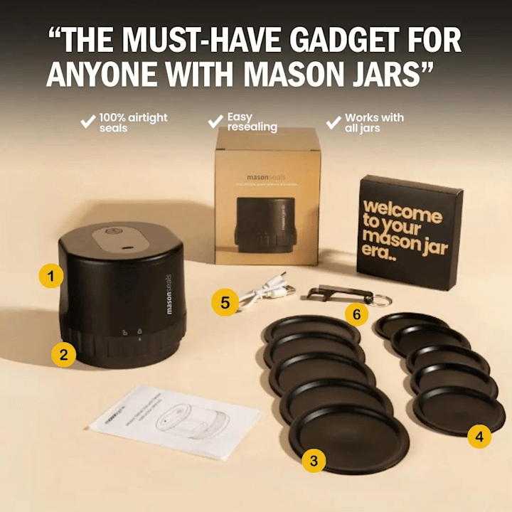 Cover image for Mason Seals® Vacuum Sealer Kit