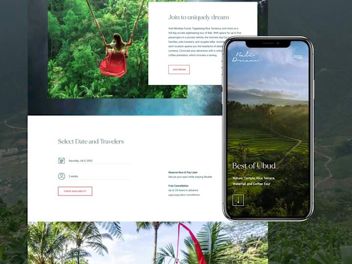 Cover image for Bali Dream | Landing page in Figma