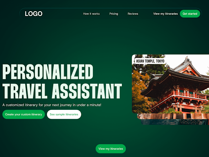 Cover image for Personalized Travel Itinerary