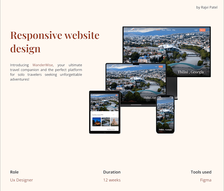 Cover image for Travel App Case Study on Behance
