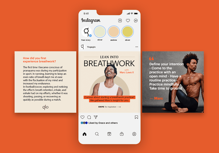 Cover image for Glo Yoga Social Media Design