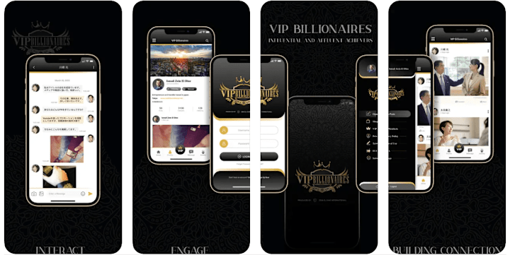 Cover image for VIP Billionaires, Life App Messenger