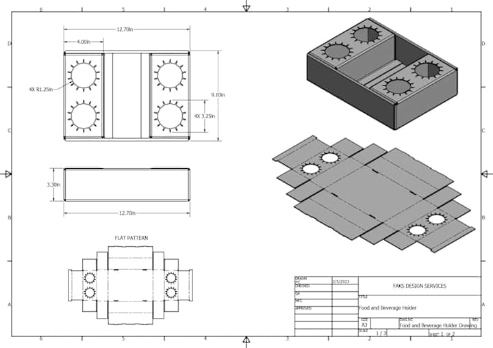 Cover image for  CAD drawing for food and beverage