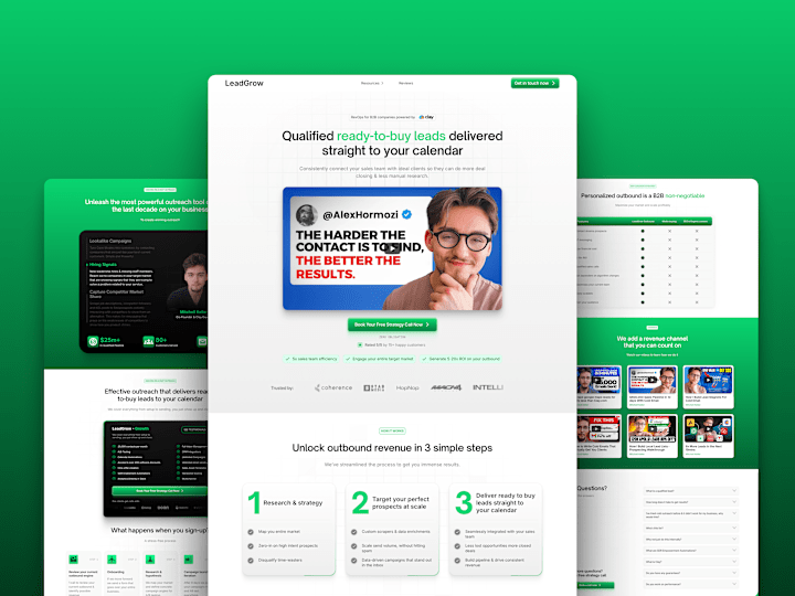 Cover image for LeadGrow Website: Framer Development