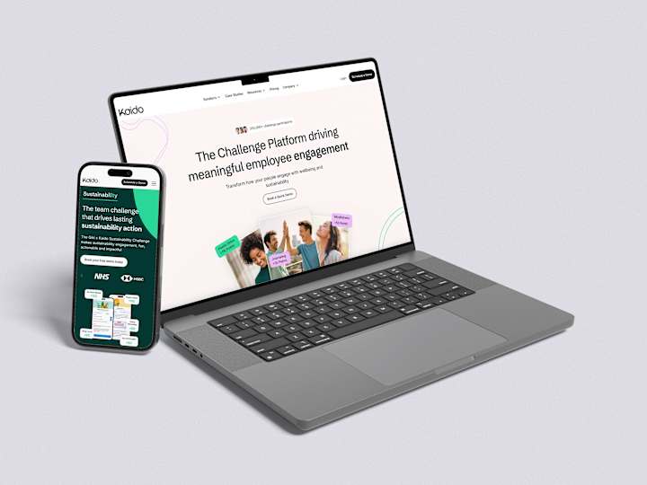 Cover image for Wellbeing & Sustainability —Framer Website Design