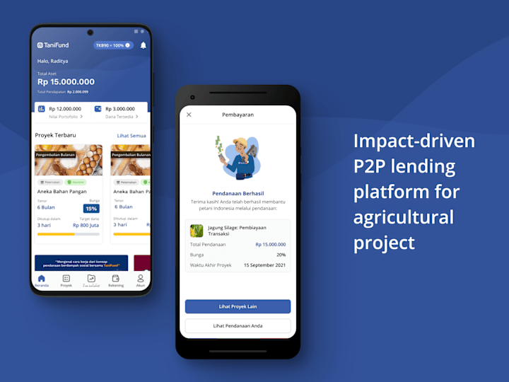 Cover image for Impact-driven P2P lending for agricultural project mobile app