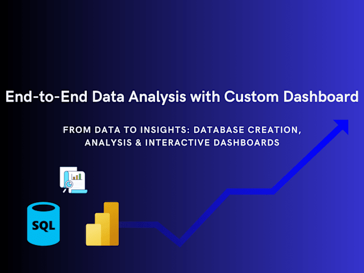 Cover image for End-to-End Data Analysis with Custom Dashboard