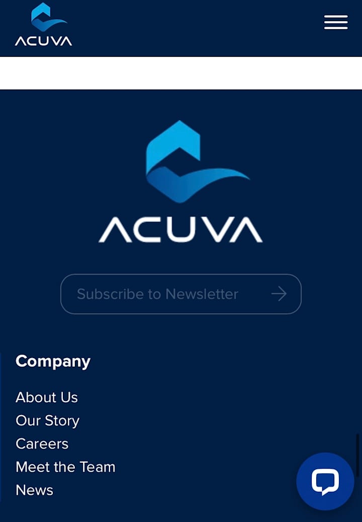 Cover image for Acuva Tech Website Including Shopify