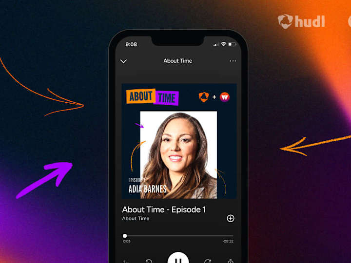 Cover image for About Time Podcast | Brand & Asset Design