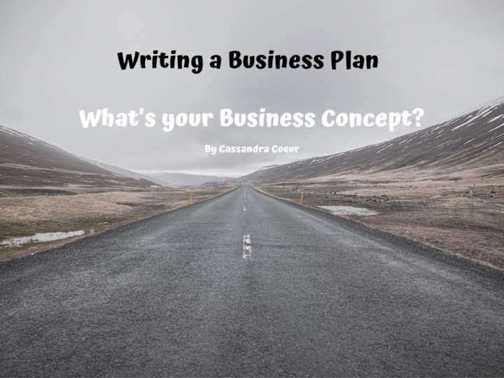 Cover image for How to Write a Business Plan Blog: Business Concept