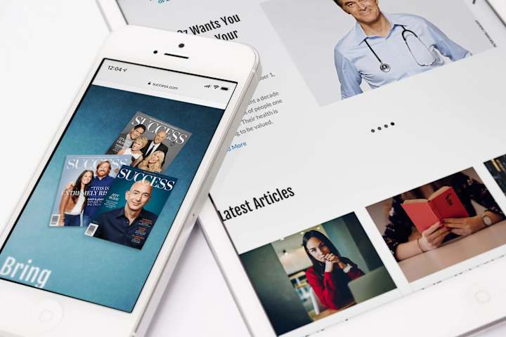 Cover image for Success Magazine UX Redesign + Website Build