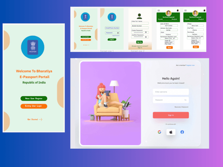 Cover image for landing page ui