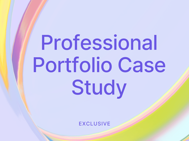 Cover image for Professional Portfolio Case Study