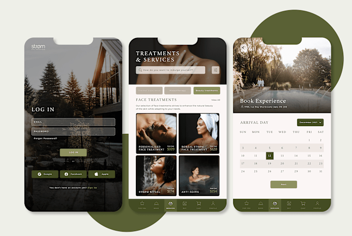 Cover image for Spa App Design