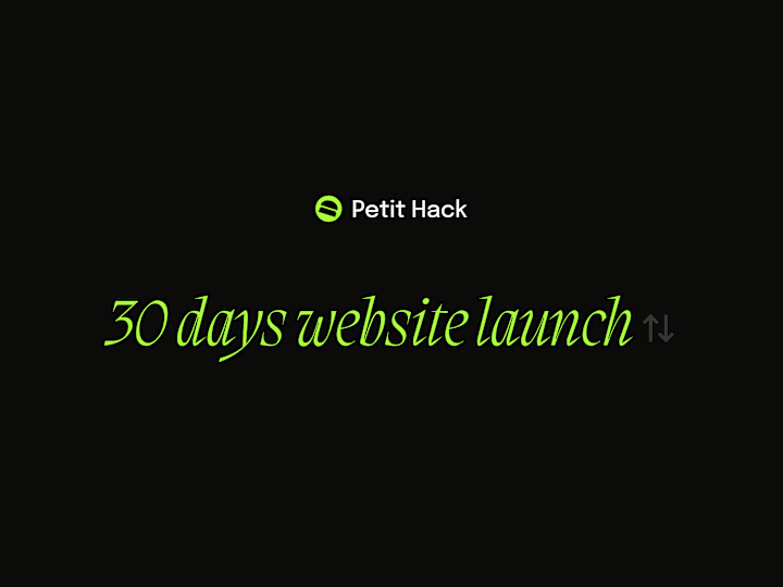 Cover image for 30 days Webapp Launch