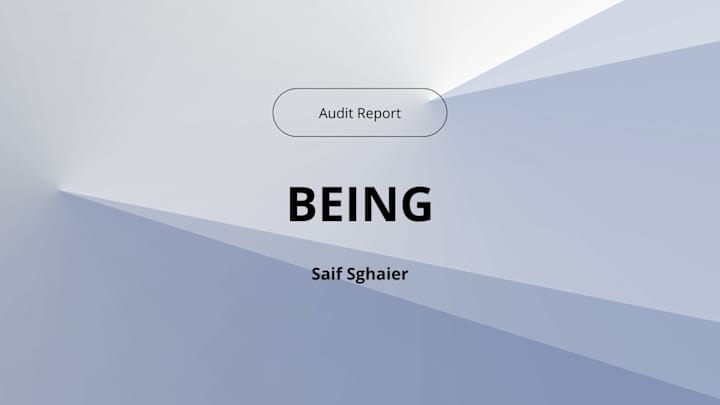 Cover image for Audit Report: BEING Project