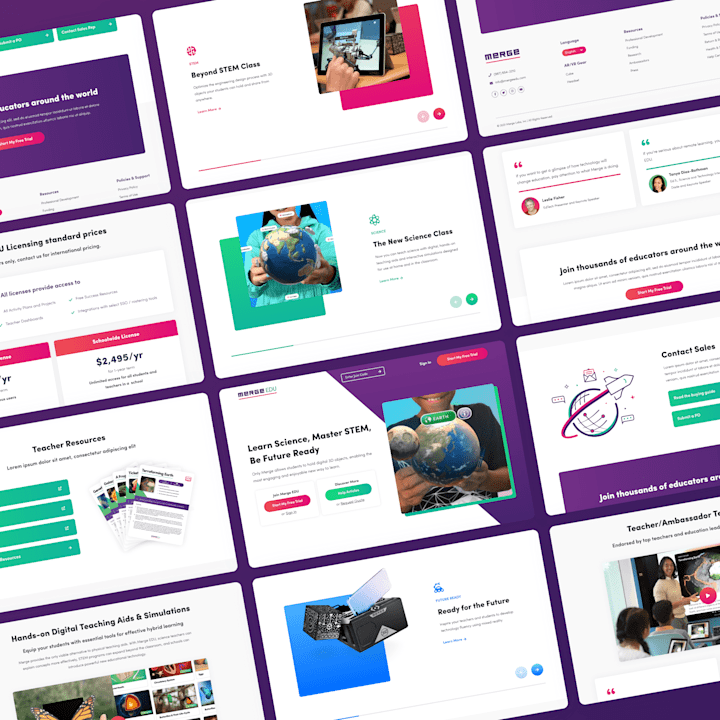 Cover image for Landing Page Design and Implementation for Merge EDU