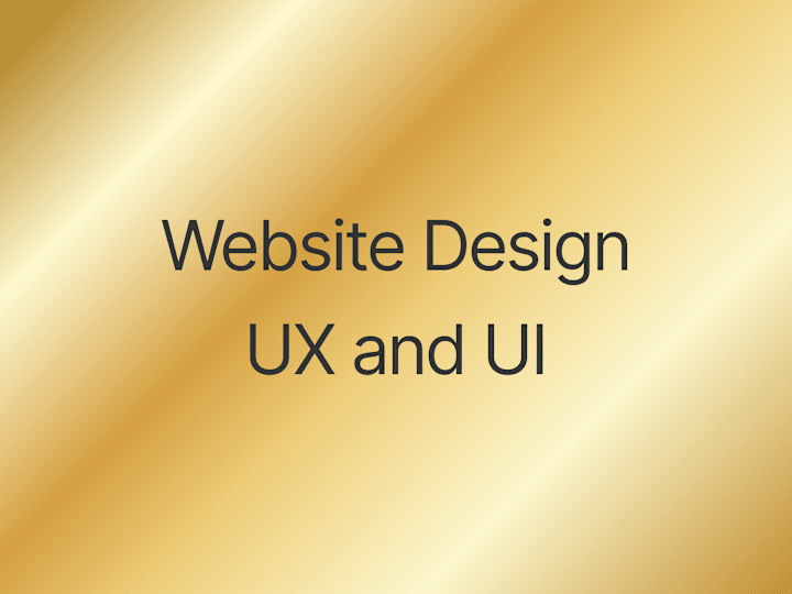 Cover image for Website Design ◦ 4 weeks