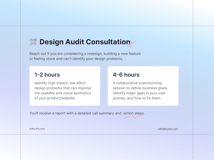 Cover image for Website Design Audit