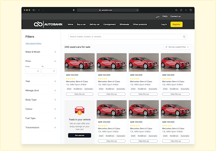 Cover image for E-commerce Platform to Buy and Sell Used Vehicles