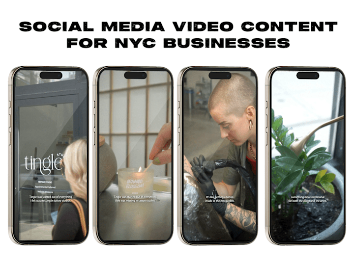 Cover image for Social Media Video Content for NYC Businesses