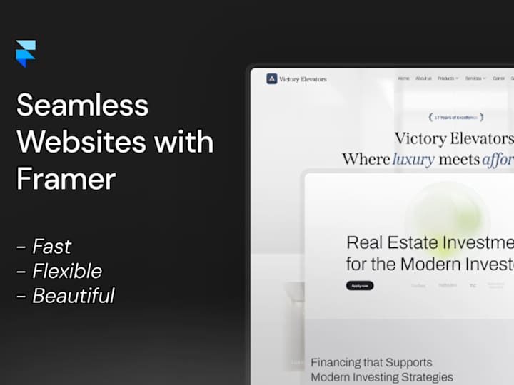 Cover image for Seamless Websites with Framer: Fast, Flexible, and Beautiful