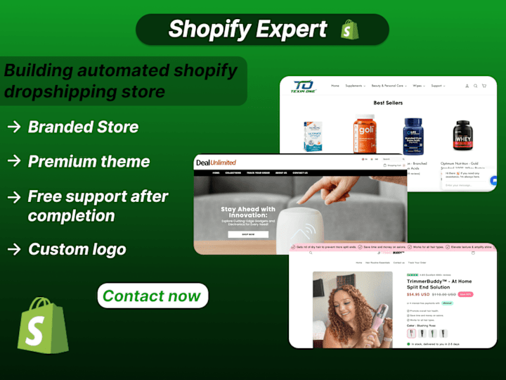 Cover image for Elite Shopify Store Design: Stand Out & Sell More!