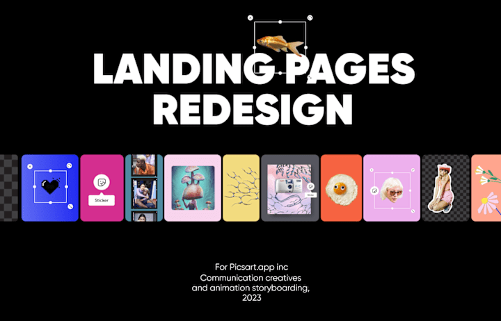 Cover image for Landing pages – Picsart 