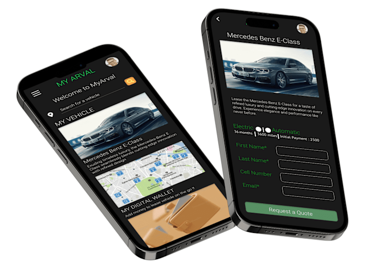 Cover image for Arval Car Lease App