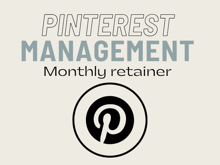 Cover image for Pinterest Management - Monthly Management 