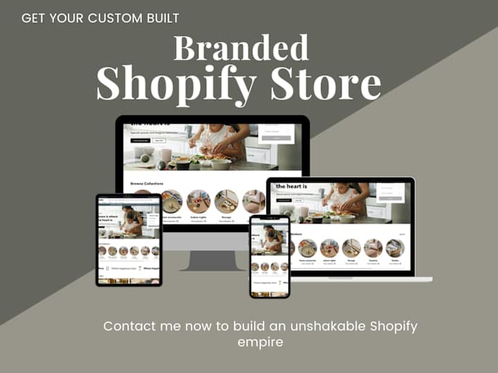 Cover image for I will build profitable branded Shopify store for your brand