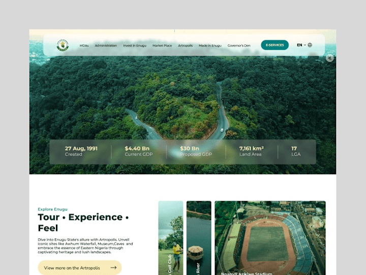 Cover image for Enugu State E-governance Website