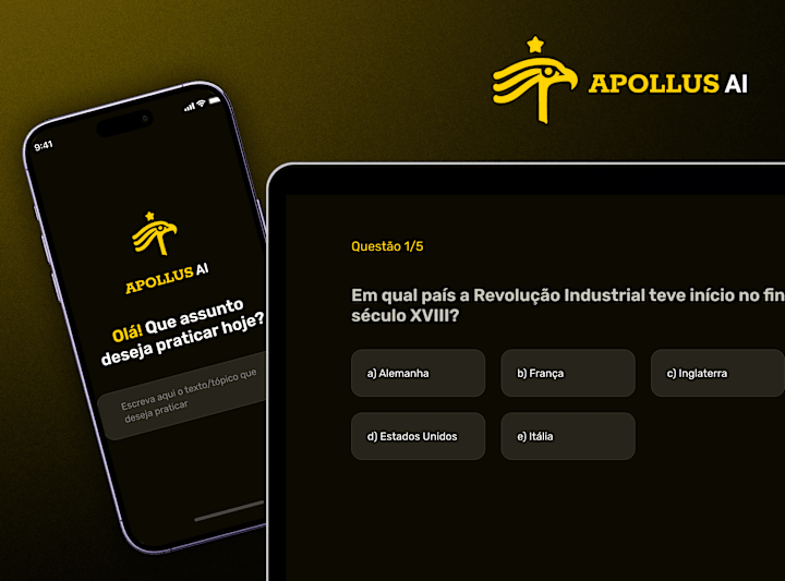 Cover image for Apollus AI - UI Design + AI