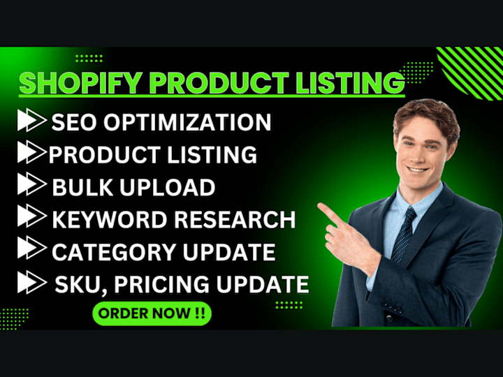 Cover image for I will do professional Shopify product listing