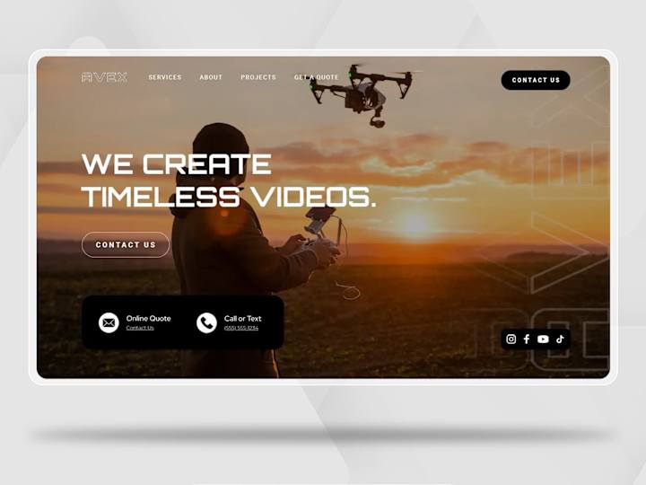 Cover image for A Timeless Videography Website with Emphasis on Visual Content