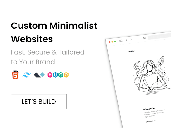 Cover image for Minimalist Static Landing Pages to Elevate Your Brand & Business